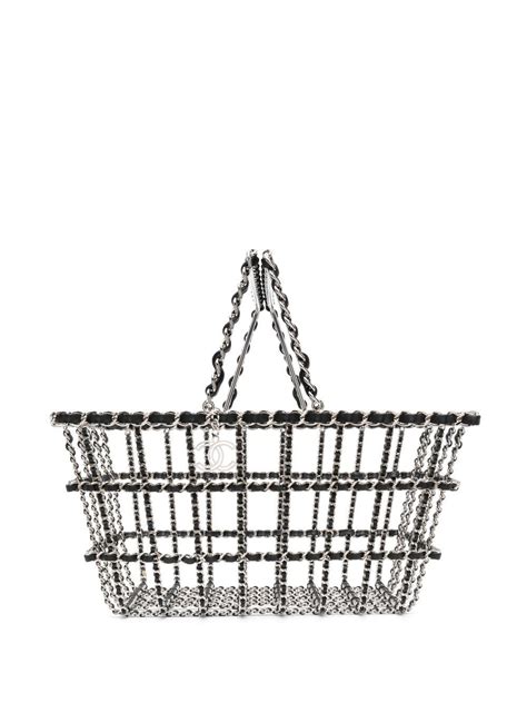 basket chanel 2014|Chanel shopping basket.